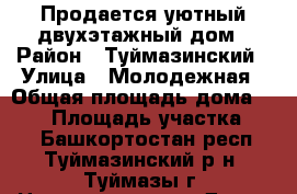 Продается уютный двухэтажный дом › Район ­ Туймазинский › Улица ­ Молодежная › Общая площадь дома ­ 114 › Площадь участка ­ 12 - Башкортостан респ., Туймазинский р-н, Туймазы г. Недвижимость » Дома, коттеджи, дачи продажа   . Башкортостан респ.